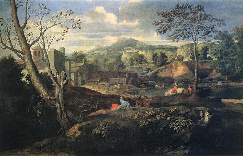 Nicolas Poussin Ideal Landscape oil painting picture
